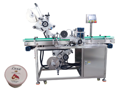 磨砂膏上下平面贴标机