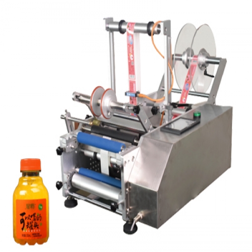 半自动果汁瓶贴标机